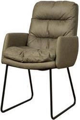Tower Living Sidd Eetkamerstoel Toro Green Met Armleuning