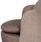 Leunstoel Taupe Hout Ijzer 84 x 74 x 66 cm