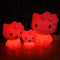 Nachtlamp tafellamp kitty poes - oplaadbaar met afstandbediening - 16 kleuren - 30 cm hoog