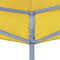 vidaXL Partytentdak - 270 g/m² - 4x3 m - Geel