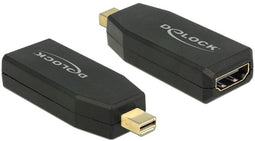 Delock 65581 - Mini DisplayPort naar HDMI adapter - 4K 30Hz - Zwart