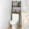 vidaXL - Toiletrek - 63,5x32x179 - cm - massief - grenenhout - honingbruin