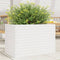vidaXL - Plantenbak - 70x40x46 - cm - massief - grenenhout - wit