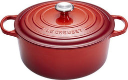 Le Creuset - Gietijzeren Braadpan - 26 cm 5,3 l - Kersenrood