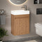 Mirlux Toiletmeubel Warm Eiken - Fonteinmeubel - Wc Meubel - Wc Kastje