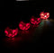 Halloween Pompoen set LED Decoratie - 4 stuks - Keramiek - inclusief batterijen