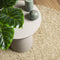 vidaXL - Vloerkleed - PAMPLONA - shaggy - hoogpolig - modern - Ø - 160 - cm - goudkleur