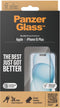 PanzerGlass - Apple iPhone 15 Plus - Ultra Wide Fit Screenprotector - Edge to edge zwart frame