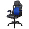 Bureaustoel racing game stijl premium design Wouter blauw zwart