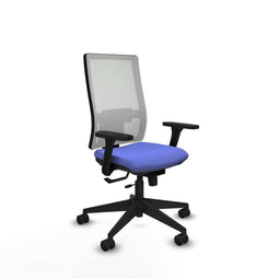 Piqueras y Crespo 3D066N0 - Bureaustoel - Verstelbare hoogte met armleuning - Licht Blauw