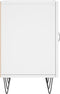 vidaXL - Tv-meubel - 150x30x50 - cm - bewerkt - hout - wit