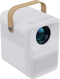 Belesy® Beamer Projector M12 - Mini Beamer - Support 4K Full HD - 10.000:1 Contrast - 3.300 Lumen - Beamers - Projectie 30 tot 100 inch - Bluetooth & WiFi - Cadeau - WK 2022 - Moederdag