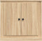 vidaXL - Dressoir - 70x35,5x67,5 - cm - bewerkt - hout - sonoma - eikenkleurig