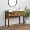 vidaXL - Wandtafel - 100x35x75 - cm - massief - grenenhout - honingbruin