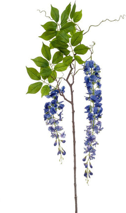 Emerald - Kunstbloem Blauweregen 145cm blauw - Kunstplanten voor binnen