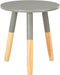 vidaXL - Bijzettafels - 2 - st - massief - grenenhout - grijs
