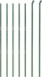 vidaXL - Draadgaashek - 1,4x10 - m - gegalvaniseerd - staal - groen