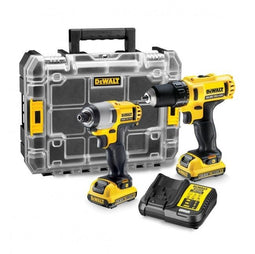 DeWalt DCK211D2T - Boorschroefmachine en slagschroevendraaier - 10,8 V - (2 stuks)