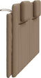 vidaXL - Hoofdbordkussen - 160 - cm - kunstleer - cappuccinokleurig