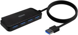 Aisens A106-0714 - USB 3.2 Hub - 4x USB 3.2 (Gen1, 5Gb/s) - Zwart