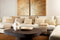 Dutch Decor DUUK - Kussenhoes 30x50 cm - Tofu - beige met goud - met rits - zonder binnenkussen