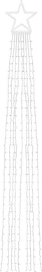 vidaXL - Kerstboomverlichting - 320 - blauwe - LED's - 375 - cm