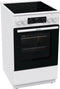 Gorenje GEC5C43WGAMZ - Keramisch fornuis - 70L oven - Pizzafunctie - Wit