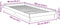vidaXL - Bedframe - zonder - matras - 90x190 - cm - massief - hout - eiken