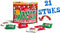 Tony's Chocolonely Tiny Tony's Chocolade Kerst Uitdeelzak - 20 Mini Chocolaatjes in 3 Smaken - 21 x 180 Gram - Belgische Fairtrade Chocolade