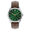 FOSSIL PEARSON - Polshorloge - 42 mm - Groene wijzerplaat - Zilverkleurig (4064092353884)