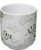 Secret de Gourmet koffie of thee kopjes set 4 stuks met onderzetter van bamboe - Groen - 13 cl - In cadeaudoosje