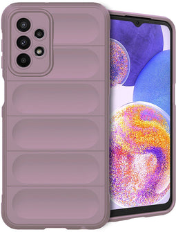 imoshion Hoesje - Geschikt voor Samsung Galaxy A23 (5G) - EasyGrip Backcover - Paars