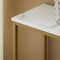 SoBuy FSB29-G - Console Tafel - Gouden Metalen Frame - 80x75x30 cm