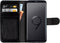 Mobiparts Excellent Wallet Case - Flip Cover - Echt leder met ruimte voor pasjes - Zwart