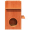 vidaXL - Kattenhuis - 43x43x60 - cm - massief - grenenhout - wit