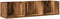 vidaXL - Cd-wandschap - 75x18x18 - cm - bewerkt - hout - oud - houtkleurig