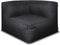 Feel Furniture - Binnen en Buiten bank - Odin - 5 Persoonsbank - Grijs - Met Hocker