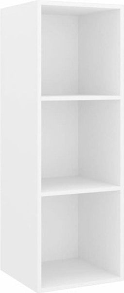 vidaXL - Tv-wandmeubel - 37x37x107 - cm - spaanplaat - wit