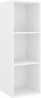 vidaXL - Tv-wandmeubel - 37x37x107 - cm - spaanplaat - wit