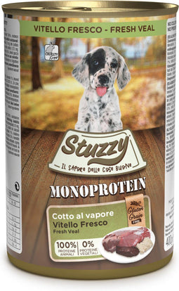 Stuzzy Monoproteïn Kalf - Puppy - Natvoer - Volledig voer - 1 x 400 gr