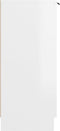 vidaXL - Dressoir - 90,5x30x70 - cm - bewerkt - hout - hoogglans - wit