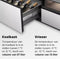 BestMatic Multimedia Audio Koeltafel - Bluetooth - Koelkastlade - Vrieslade - Verlichting - 82 liter