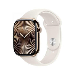 Apple Watch Series 9 - 45mm - Roestvrij staal - Goud - GPS + Cellular