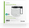 Nedis Glazen Koffiekan - Geschikt voor: Moccamaster CD / GCS / KBG / Excellent 10SN - 1.25 l - Zwart