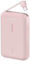 Belkin BoostCharge BPB021HQPK - Powerbank 10.000mAh - 20W Snellaadfunctie met Geïntegreerde USB-C-kabel