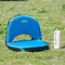 Zitting Aktive Blauw 41 x 33 x 40 cm Opvouwbaar (2 Stuks)