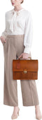 BURKELY Scott Briefcase 2 - Laptoptas 15 inch - 2 A4 document vakken - Cognac