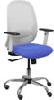 Bureaustoel P&C 354CRRP Wit Licht Blauw