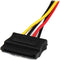 Startech.com PYO2LP4LSATA - Y-adapter Splitterkabel 4-pins Molex naar 2x SATA - 30 cm Multi-color
