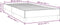 vidaXL - Bedframe - stof - groen - 80x200 - cm
